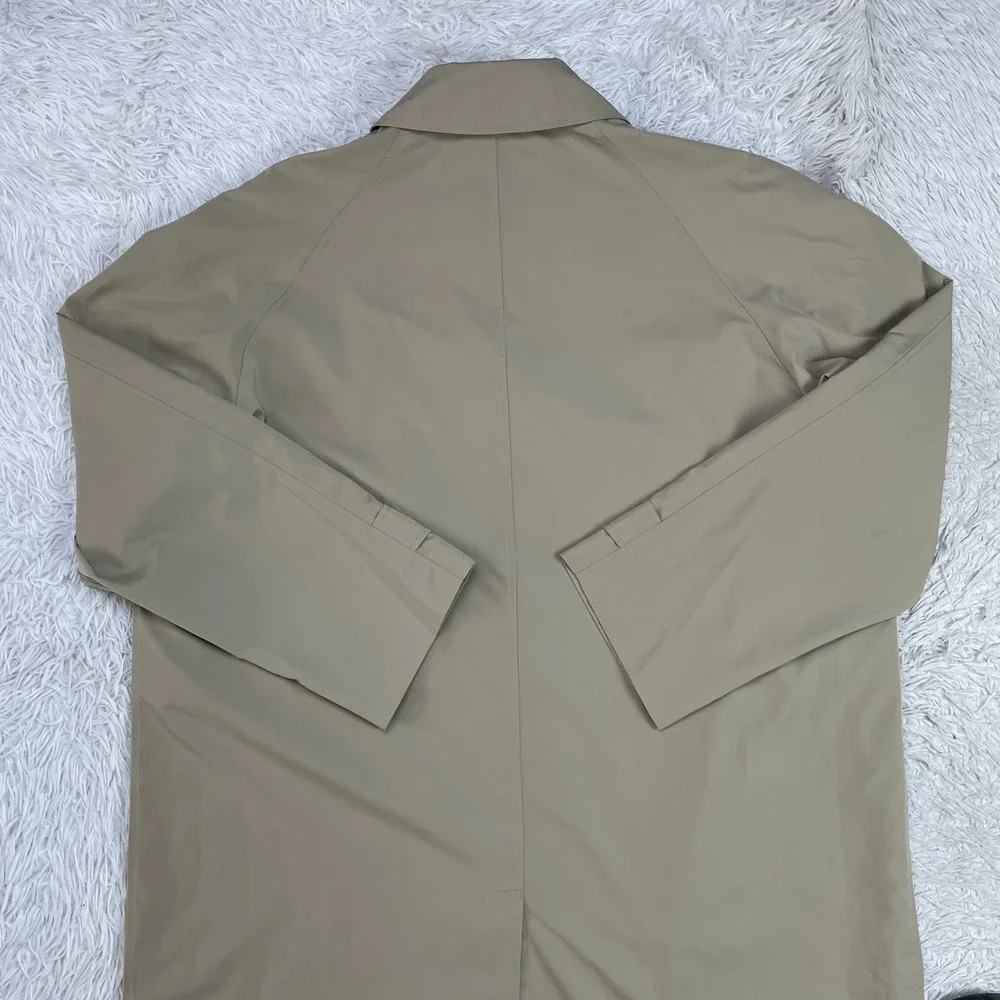 VTG L.L. Bean Jacket Mens Extra Large Beige Trench Coat‎ XL